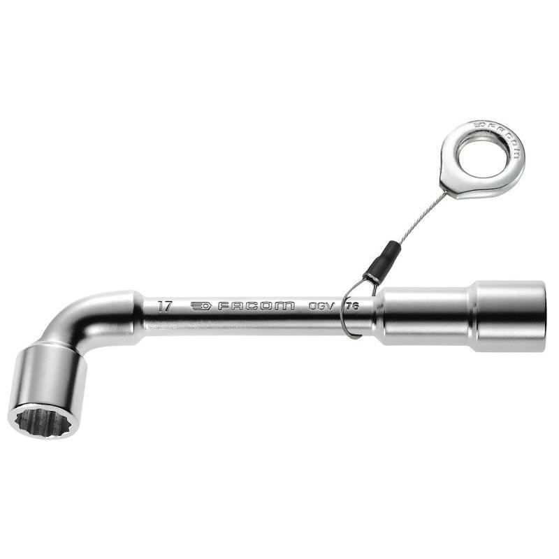 76.SLS - Forged metric 12 x 6 point angled open-socket wrenches 8 - 32 mm