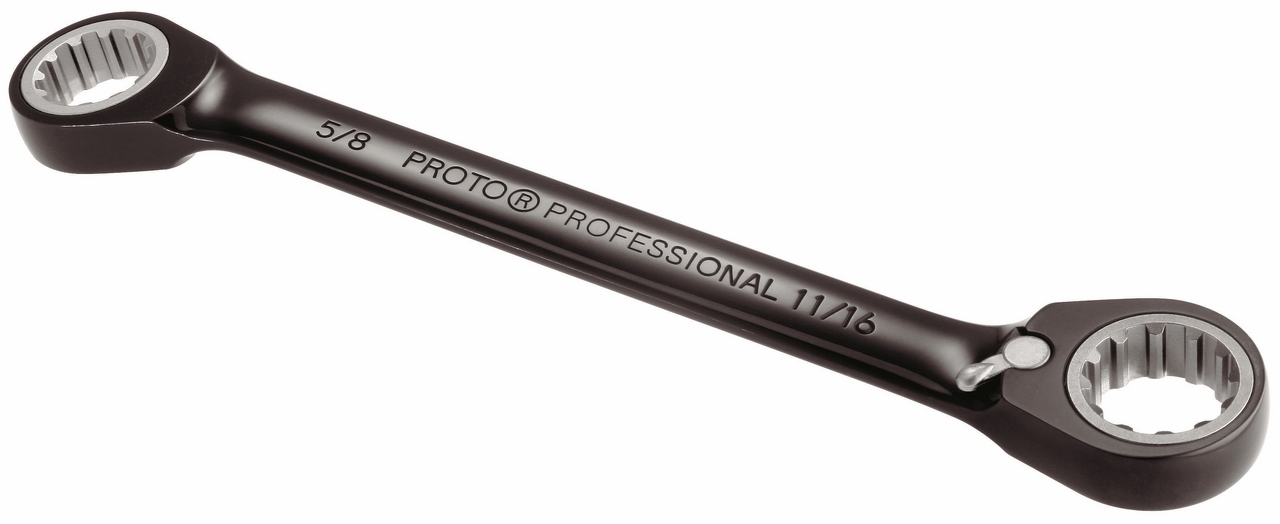 SBV - spline profile head ratchet ring wrenche, 7/32" - 1'1/8"