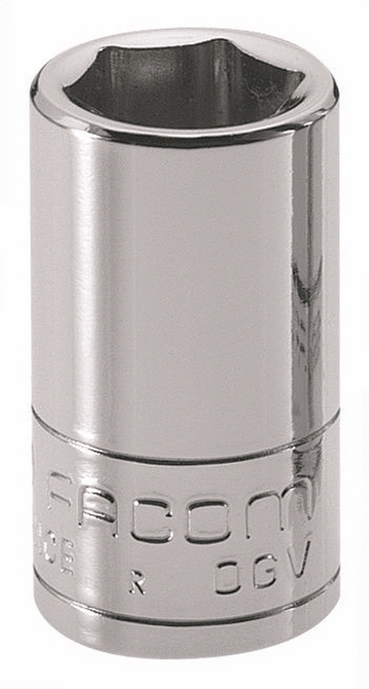 R - 1/4" drive metric 6-point sockets, 3,2 - 14 mm