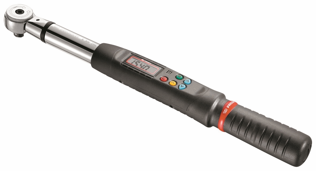 E.306A - Electronic torque wrenches with removable ratchet, 1,5 - 340 Nm