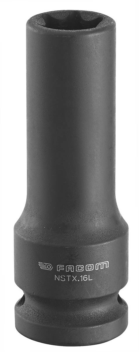 Seria NSTX.L - nasadki udarowe 1/2’’ Torx, długie, E10 - E24