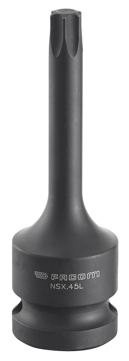 Seria NSX.L - nasadki udarowe 1/2’’ trzpieniowe, długie, do wkrętów  Torx, T20 - T70