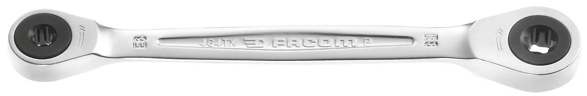Seria 464TX - klucze oczkowe grzechotkowe TORX®, E6 - E24