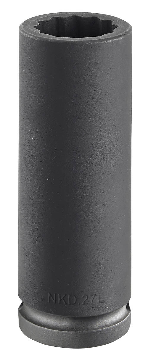 NKD.L - 3/4" drive metric long-reach metric 12-point impact sockets, 7-46 mm