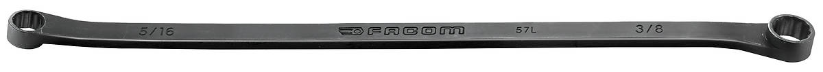 57L - inch 15° hinged long-reach offset-ring wrenches, 7/32" - 7/8"