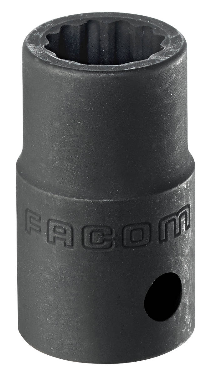 Seria NSB - nasadki udarowe 1/2" 12-kątne, cienkościenne, calowe, 7/16" - 1/2"