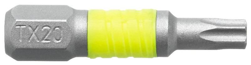 EX.1TF - końcówki do śrub TORX T8 - T30, FLUO