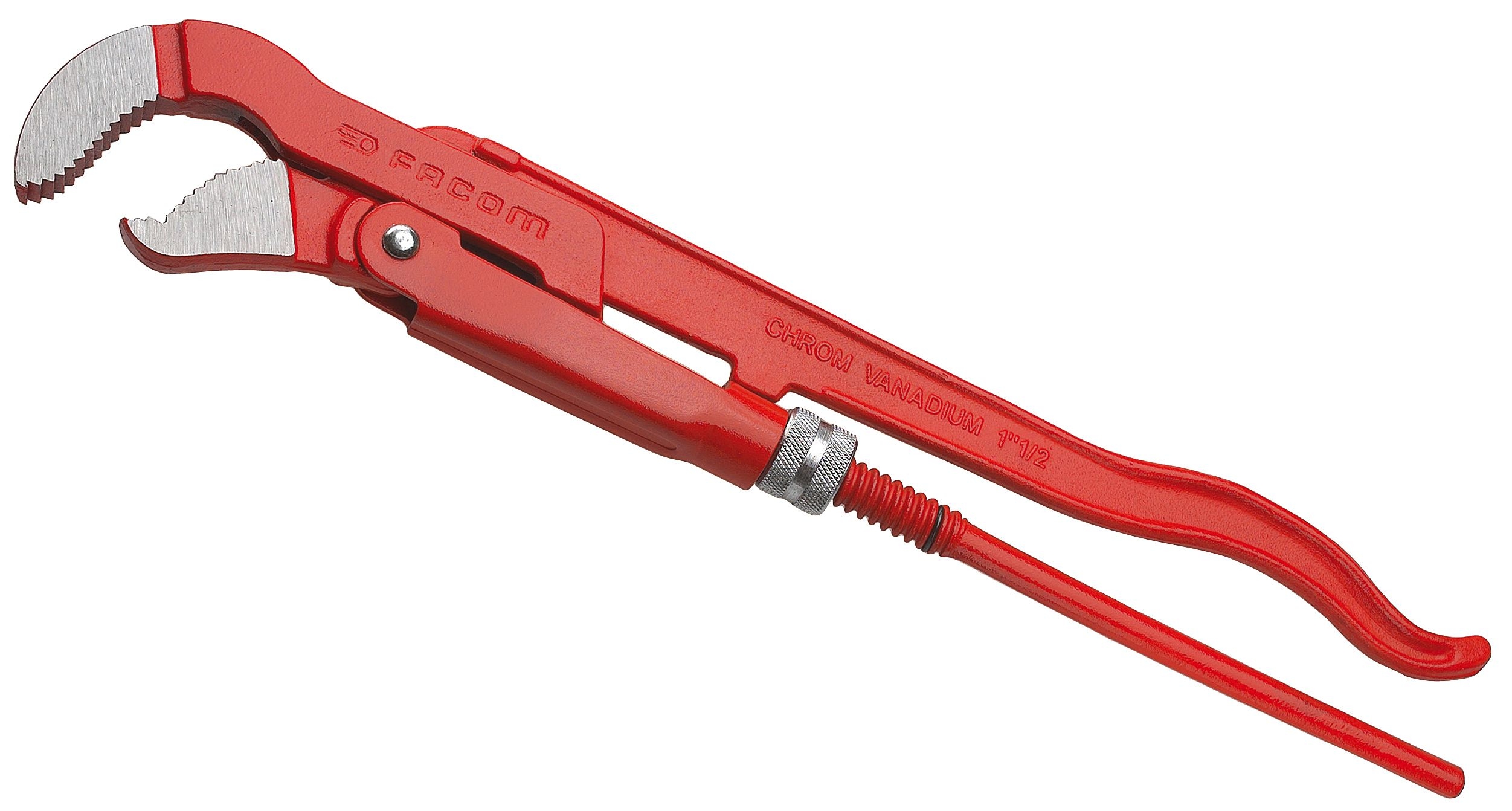 121A - "swedish" model wrench - "s" jaws - 45°, capacity: 10 to 60 mm