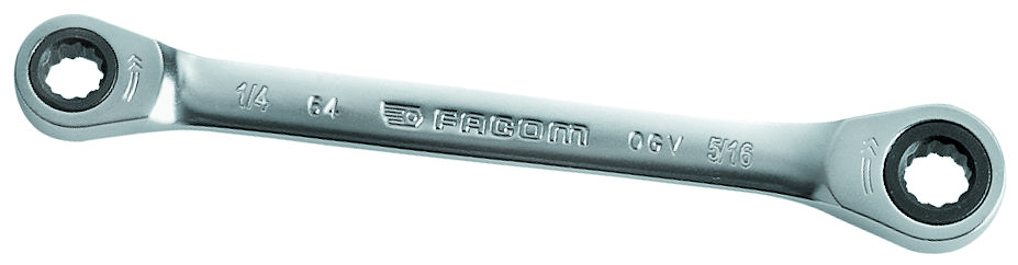 Seria 64 - klucze oczkowe, proste, calowe 1/4" - 15/16"