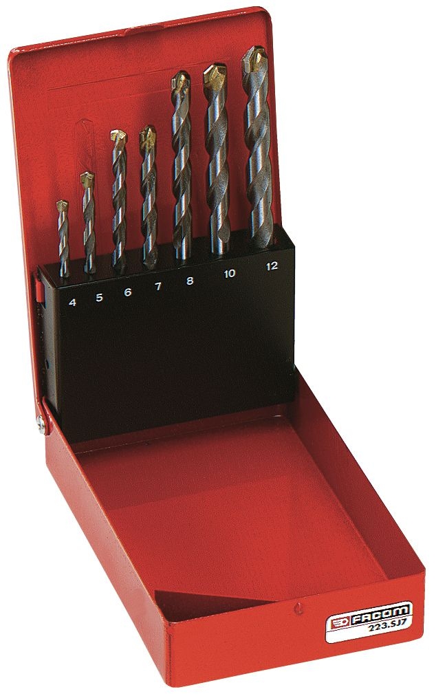 223.SJ - short drill bits for straight chucks