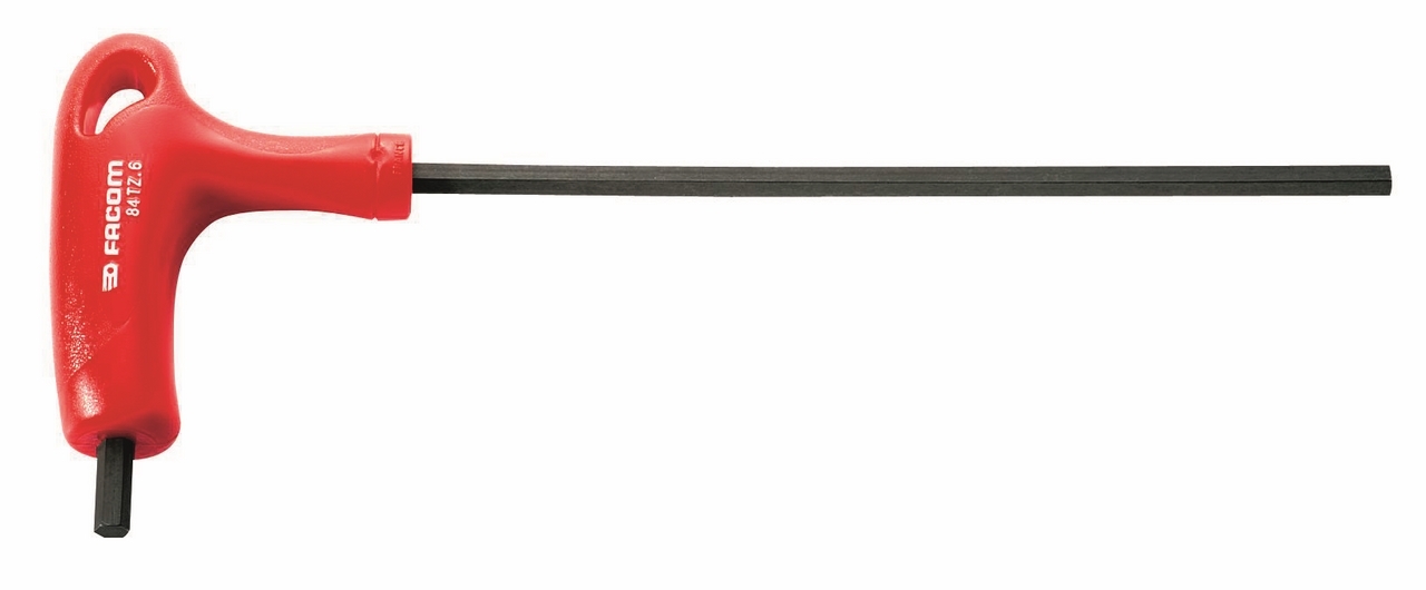 84TZ - Metric hexagon keys, "T" handle, 6-point, 2,5 - 10 mm 