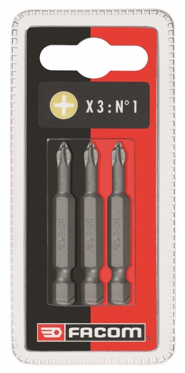 sets of high power series 6 bits - 1/4" - 6.35 mm grooved drive