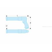 V.801F - wyciskacz do mas - 50 x 215 mm V.801F - wyciskacz do mas - 50 x 215 mm