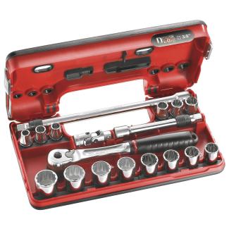 JL.DBOX501 - zestaw nasadek 3/8" w kasecie, 8 mm - 22 mm