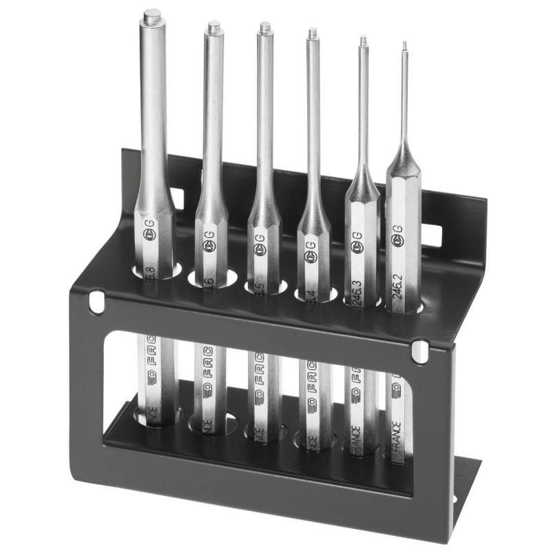 246.JS6 - zestaw wybijaków do zawleczek elastycznych