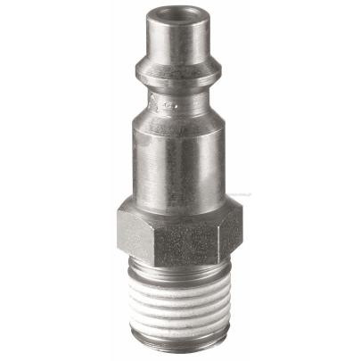 N.633 - końcówka z gwintem zewnętrznym pokrytym teflonem 1/4" gaz BSP