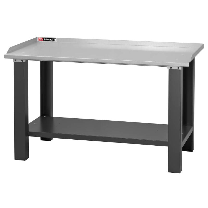 WB.1500GSA - 1.5M BENCH GALVANIZED STEEL WORKTOP