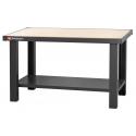 WB.1500WA - Stół warsztatowy 1,5 m - blat drewniany