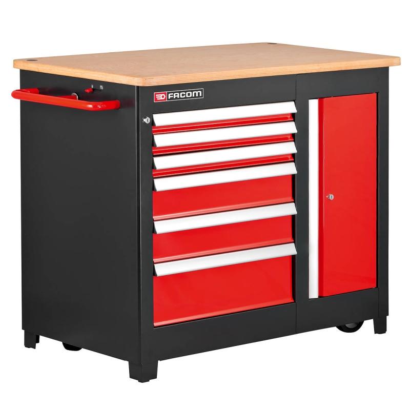 JET.6MWB - HEAVY DUTY MOBILE BENCH 6 DRAWERS