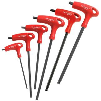 84TZS.PB - zestaw 9 kluczy 6-kątnych z kulką, 4 - 8 mm