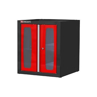 MBSPV - szafka niska Jetline - pojedyncza z drzwiami przeszklonymi