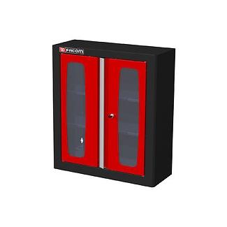 MHSPV - szafka wysoka Jetline - pojedyncza z drzwiami przeszklonymi