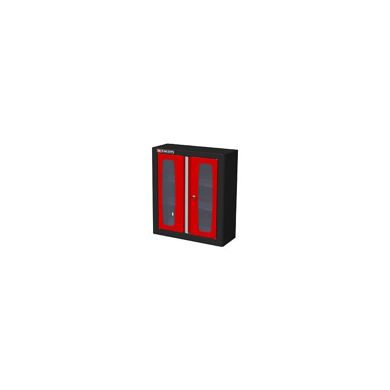 MHSPV - szafka wysoka Jetline - pojedyncza z drzwiami przeszklonymi