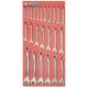 44.P16E - SET OF 16 OPEN-END WRENCHES MM