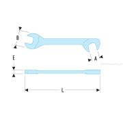 34.5/32 - Klucz płaski do mikromechaniki, 5/32"
