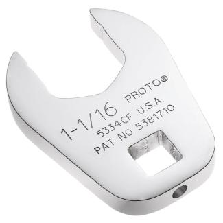 J4710MCF - końcówka Crowfoot 1/4" płaska, 10 mm