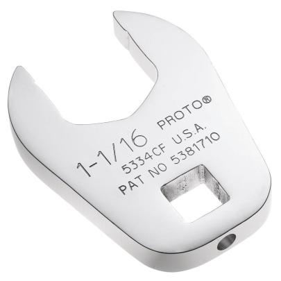 J4710MCF - końcówka Crowfoot 1/4" płaska, 10 mm