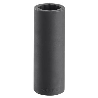 NSD.12L - nasadka 1/2" 12-kątna, udarowa, długa, 12 mm