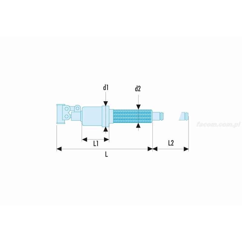 U.312-01 - siłownik hydrauliczny 10T do u.312h U.312-01 - siłownik hydrauliczny 10T do u.312h