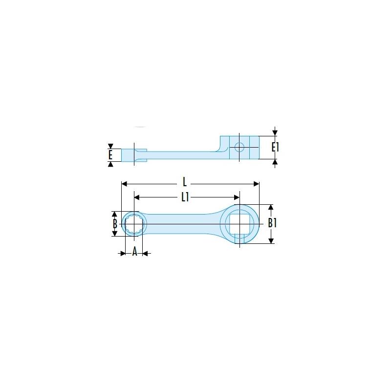 J5110 - adaptor 3/8", 12-kątny, do końcówek Crowfoot, 5/16" J5110 - adaptor 3/8", 12-kątny, do końcówek Crowfoot, 5/16"