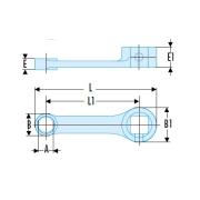 J5110 - adaptor 3/8", 12-kątny, do końcówek Crowfoot, 5/16" J5110 - adaptor 3/8", 12-kątny, do końcówek Crowfoot, 5/16"