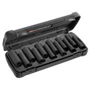 NSDL.405 - zestaw 12 nasadek udarowych długich 1/2” od 10 do 24 mm