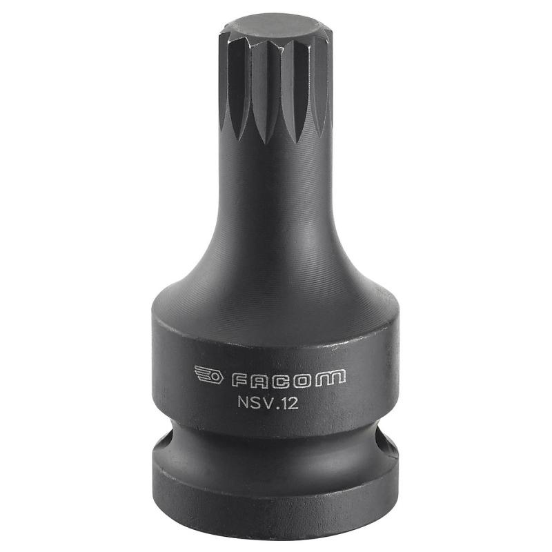 NSV.8 - nasadka udarowa 1/2" do gniazd XZN, M8 NSV.8 - nasadka udarowa 1/2" do gniazd XZN, M8