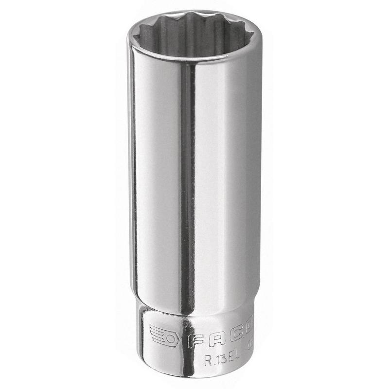 R.6EL - nasadka 1/4" 12-kątna, długa, 6 mm R.6EL - nasadka 1/4" 12-kątna, długa, 6 mm