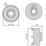 NM.110MA - Nasadka do piast autobusów Man