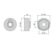 NM.BPW12 - Nasadka do piast przyczep BPW 12TN