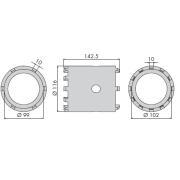 TR.99102 - Nasadka odwracalna do samochodów ciężarowych Man, Mercedes