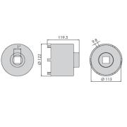 NM.113MB - Nasadka do piast przyczep samochodów ciężarowych Mercedes