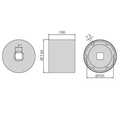 NM.101MB - Nasadka do piast Mercedes Atego