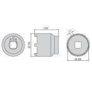 NM.88MB - Nasadka do osi tylnych Vario/Sprinter/Atego
