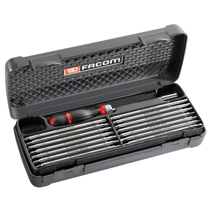 ACL.2A15 -Rękojeść 3 w 1 z uchwytem do końcówek i 14 grotami