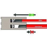 A4X100TVE - Wkrętak izolowany 1000V Protwist® z cienkim grotem, do śrub z rowkiem, 4X100 mm