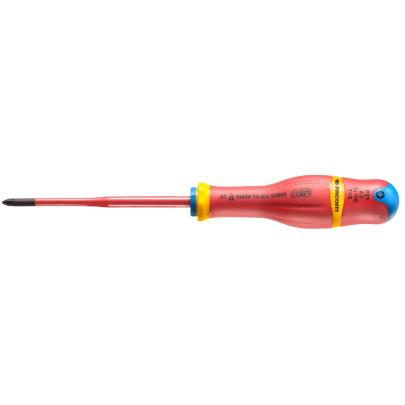 AD1X100TVE - Wkrętak izolowany 1000V Protwist® z cienkim grotem, do śrub krzyżakowych POZIDRIV®, PZ1