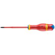 AD2X125TVE - Wkrętak izolowany 1000V Protwist® z cienkim grotem, do śrub krzyżakowych POZIDRIV®, PZ2