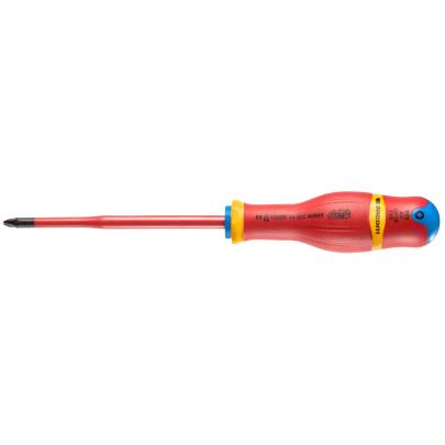AD2X125TVE - Wkrętak izolowany 1000V Protwist® z cienkim grotem, do śrub krzyżakowych POZIDRIV®, PZ2