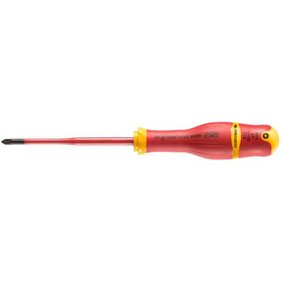 AP1X100TVE - Wkrętak izolowany 1000V Protwist® z cienkim grotem, do śrub krzyżakowych PHILLIPS®, PH1